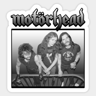 Motorhead Gradiient Black Sticker